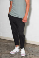 Men's French Terry Cut Off Raw Hem Sweatpant - view 10
