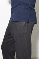 Men's French Terry Cut Off Raw Hem Sweatpant - view 8