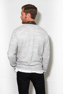 Men's Soft Knit Melange Bomber Jacket - view 28