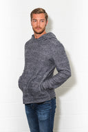 Men's Soft Knit Melange Pullover Hoodie - view 8