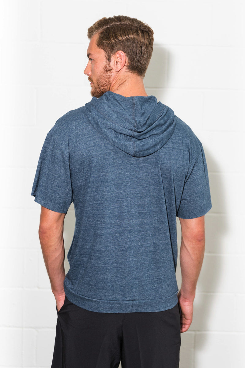 Men's Jersey Tee Kangaroo Pocket Hoodie