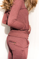 Women's Back Zip Sweatpant - Black - view 7
