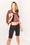 Women's French Terry Short - Black - view 4