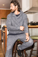 Men's Soft Knit Melange Pullover Hoodie - view 5