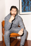 Men's Soft Knit Melange Pullover Hoodie - view 12