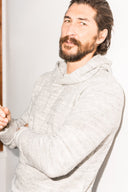 Men's Soft Knit Melange Pullover Hoodie - view 30