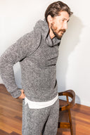 Men's Soft Knit Melange Pullover Hoodie - view 4