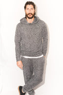 Men's Soft Knit Melange Pullover Hoodie - view 11