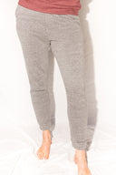 Women's Back Zip Sweatpant - Heather Grey - view 5