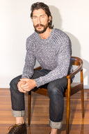 Men's Light Melange Pullover Sweater - view 2