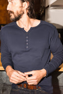Men's Long Sleeve Henley - view 24