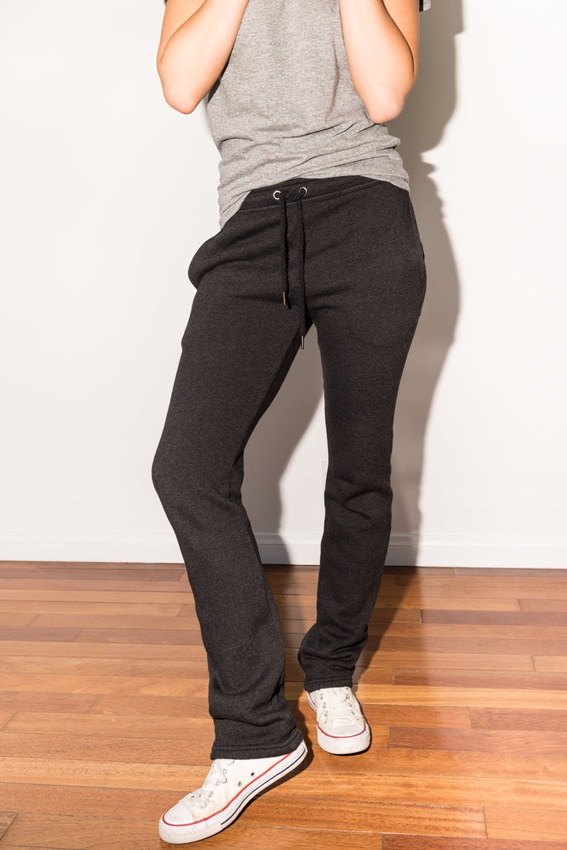 Women's French Terry Sweatpant — Black