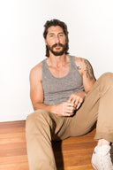 Men's Novelty Texture Tank - view 4