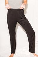 Women's Modal Lounge Pant - Black - view 4