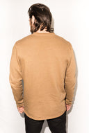 Men's French Terry Raw Neck Pocket Sweater - view 9