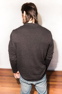 Men's French Terry Raw Neck Pocket Sweater - view 8