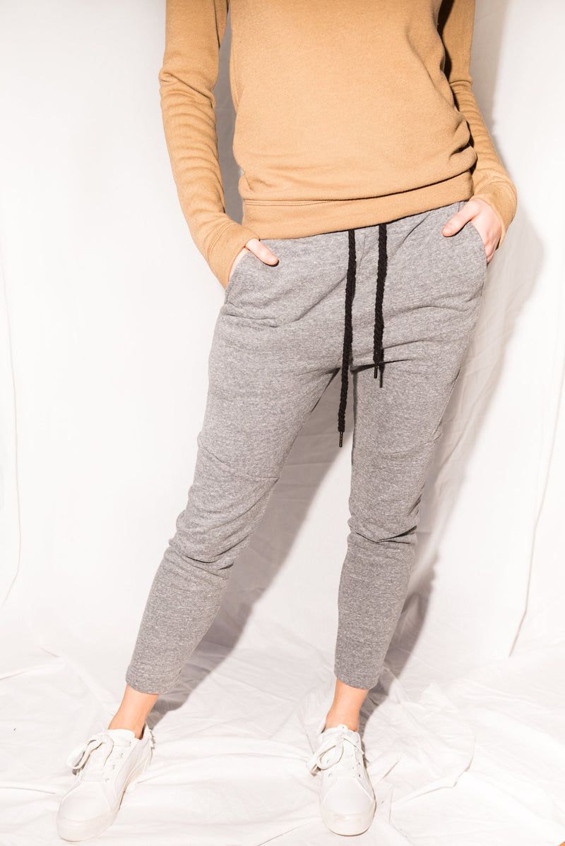 Women's French Terry Jogger Pant — Grey