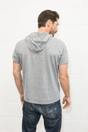 Men's Jersey Tee Kangaroo Pocket Hoodie - view 11