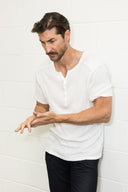 Men's Henley Short Sleeve - view 3