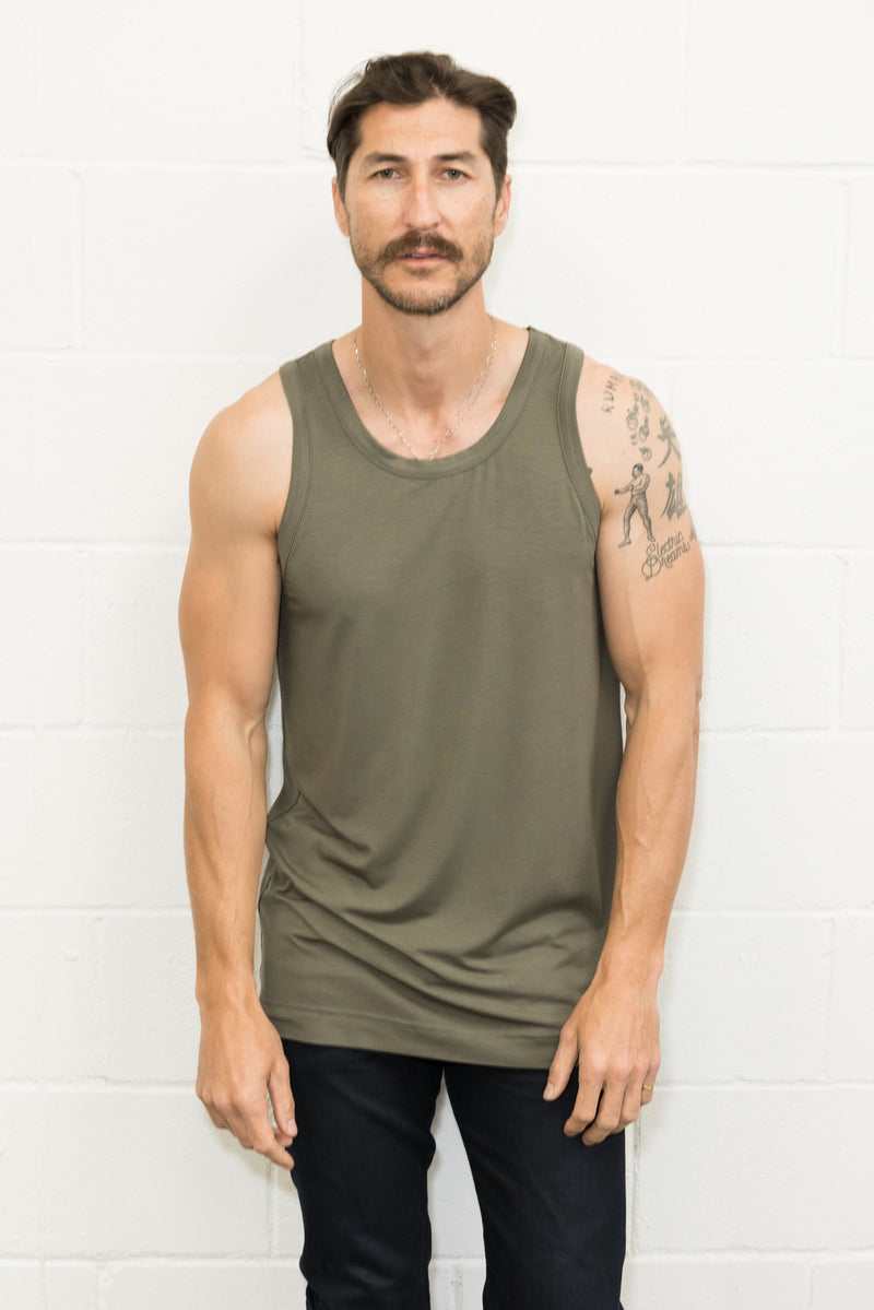 Men's Modal Hi-Lo Tank