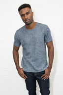 Men's Soft Knit Melange Short Sleeve Crew Tee - view 14