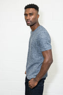 Men's Soft Knit Melange Short Sleeve Crew Tee - view 20