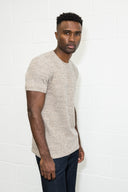 Men's Soft Knit Melange Short Sleeve Crew Tee - view 23