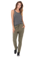 Women's French Terry Jogger Pant - Army