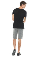 Men's French Terry Cut Off Short With Adjustable Draw Chord - view 18