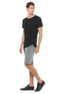 Men's French Terry Cut Off Short With Adjustable Draw Chord - view 8