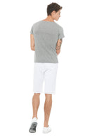 Men's French Terry Cut Off Short With Adjustable Draw Chord - view 17