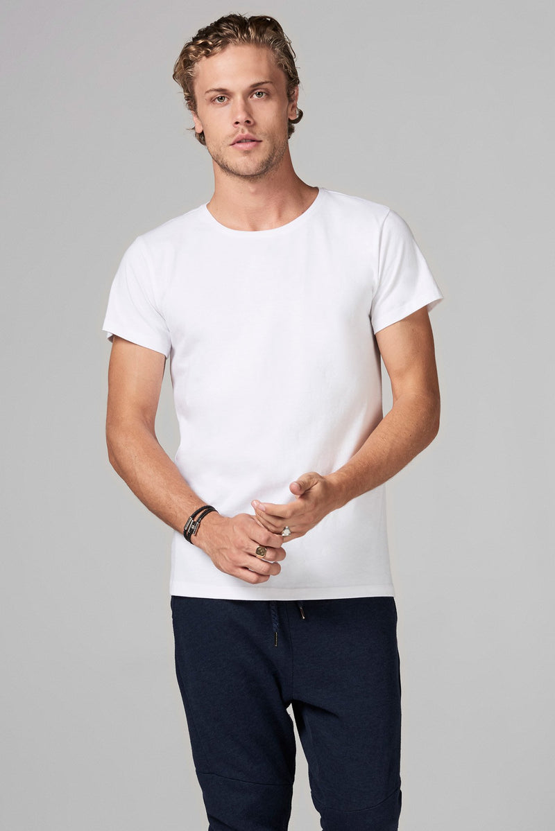 Men's Heavy Cotton Crew Neck Tee