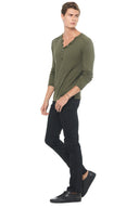 Men's Long Sleeve Henley - view 11