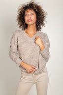 Danielle Soft Knit V-Neck Sweater - view 10