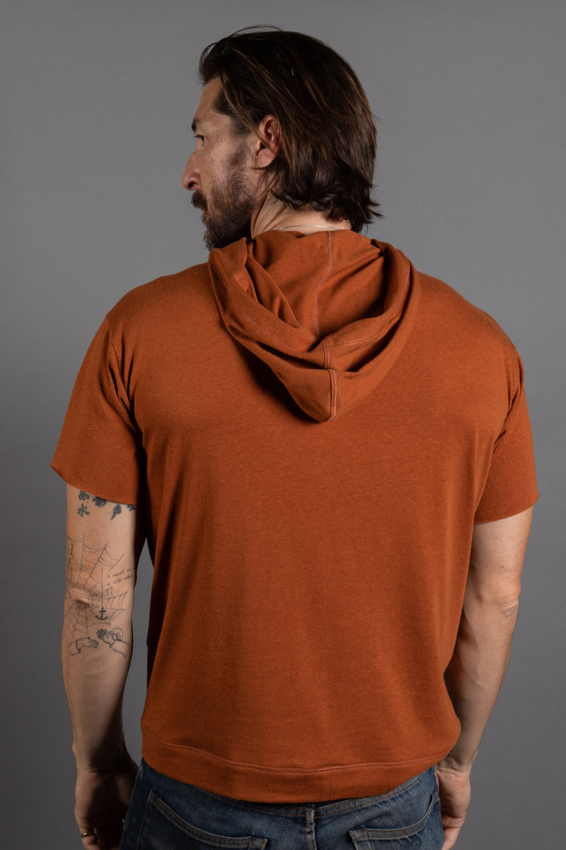 Men's Jersey Tee Kangaroo Pocket Hoodie