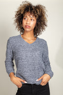 Danielle Soft Knit V-Neck Sweater - view 13