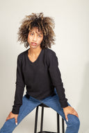 Danielle Soft Knit V-Neck Sweater - view 9