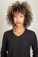 Danielle Soft Knit V-Neck Sweater - view 8