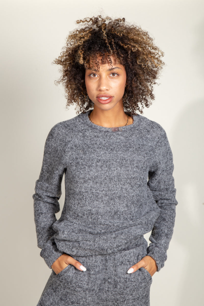 Audrey Soft Knit Crew Neck Sweater