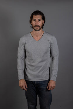 Westin Herringbone V-Neck Sweater