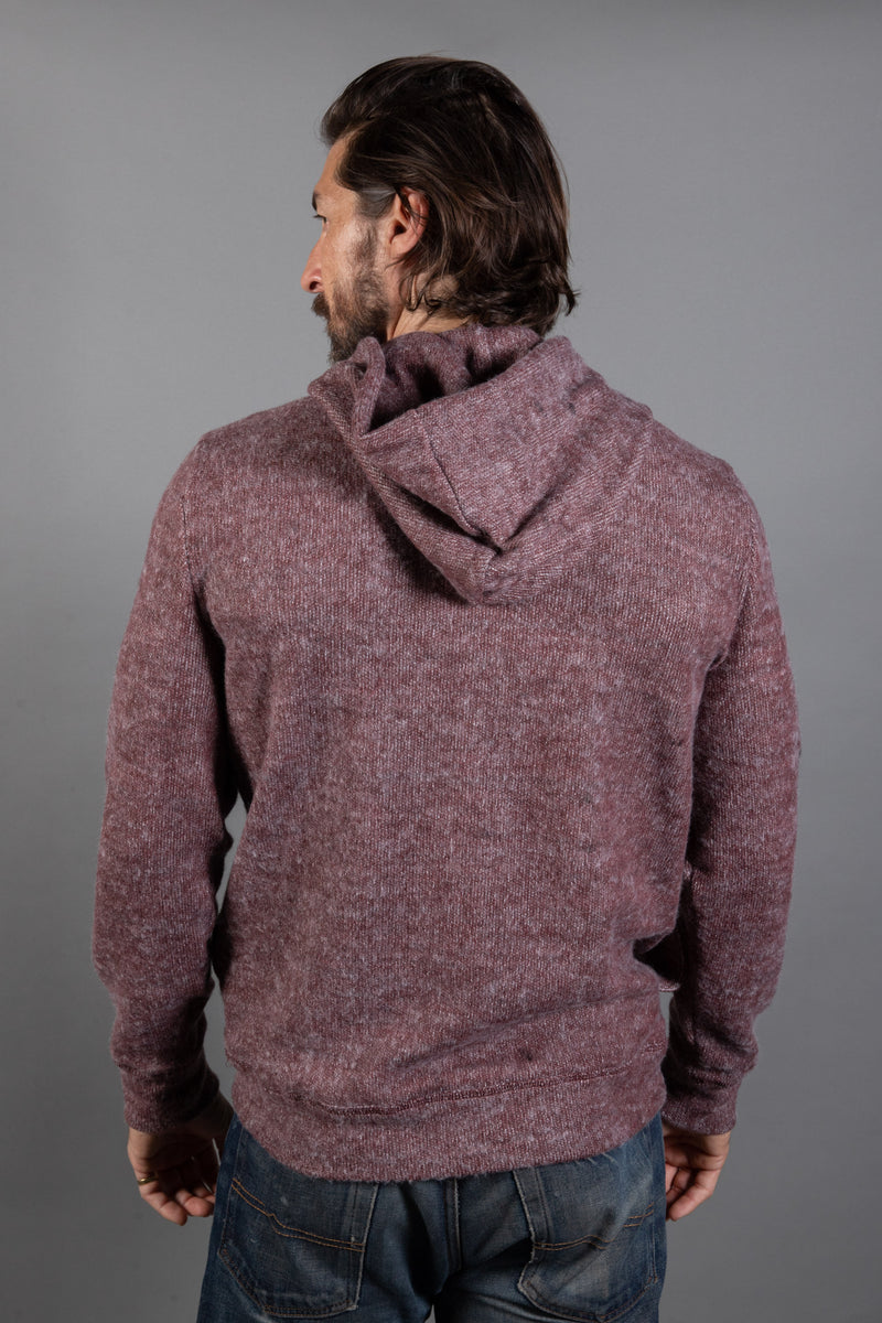 Men's Soft Knit Melange Pullover Hoodie