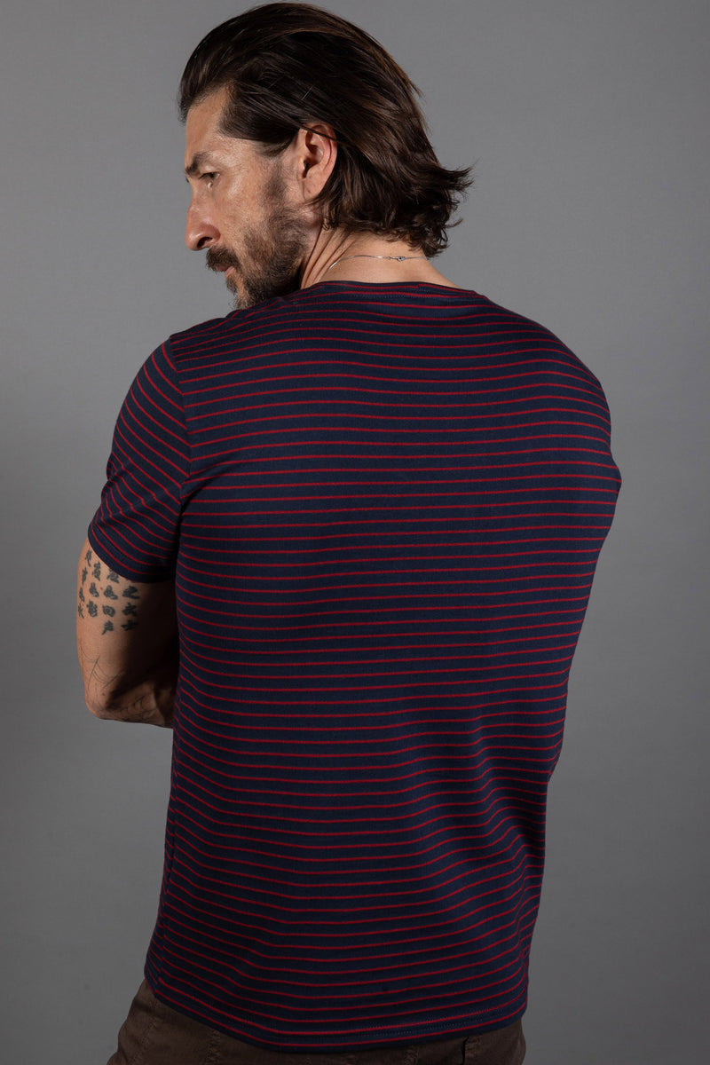 Men's Crew Neck Stripe Tee