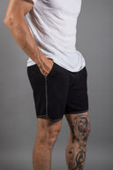 Men's Soft Knit Melange O.s.b. Shorts — Mika Jaymes (view 7)