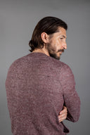 Men's Soft Knit Melange Kangaroo Pocket Pullover Sweater - view 28