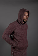 Men's Soft Knit Melange Side Stripe Hoodie - view 12