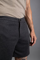 Spencer Herringbone Snap Short - view 4