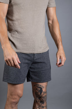 Spencer Herringbone Snap Short