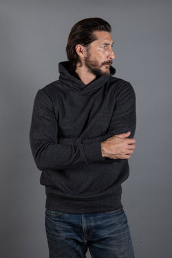 Spencer Herringbone Kangaroo Hoodie