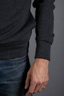 Spencer Herringbone Kangaroo Hoodie - view 5