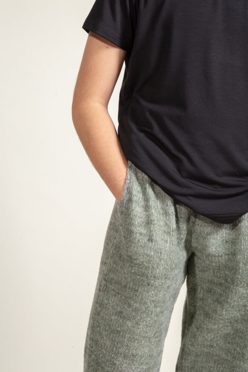 Boy's Soft Knit Jogger — Army